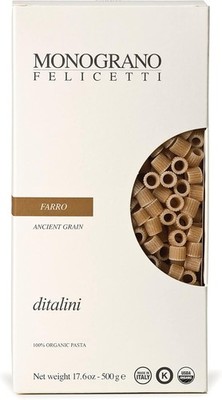 Farro Ditalini Pasta Italian Organic Non-O