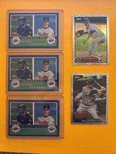 (3) JOE MAUER & JUSTIN MORNEAU 2003 Topps Prospects #680 (2) X-Fractor '10 & '12