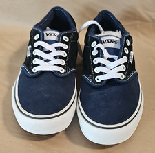 VANS Low Top Sneaker Herren blau/schwarz/weiß atmungsaktiv, Gr. 42 (EU)