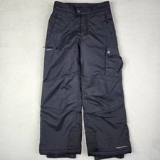 Columbia Omni Shield Youth Black Ski Snow Winter Pants Snowboarding Waterproof 8