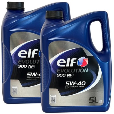 2x5 Liter Elf  EVOLUTION 900 NF 5W-40 Motoröl 5W-40 Mercedes 229.3 VW 505 00