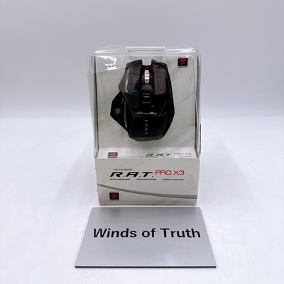Mad Catz R.A.T. PRO X3 Gaming Mouse Black Wired High-End MR05DCINBL001-0J