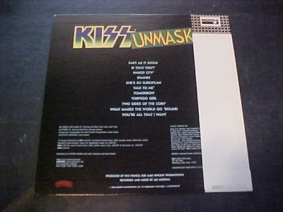 Kiss–Unmasked (Japan Vinyl LP OBI) Casablanca Records 25S-3 | eBay