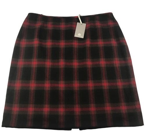 Preston And York Plaid Red Skirt Size 18 - 第 1/5 張圖片