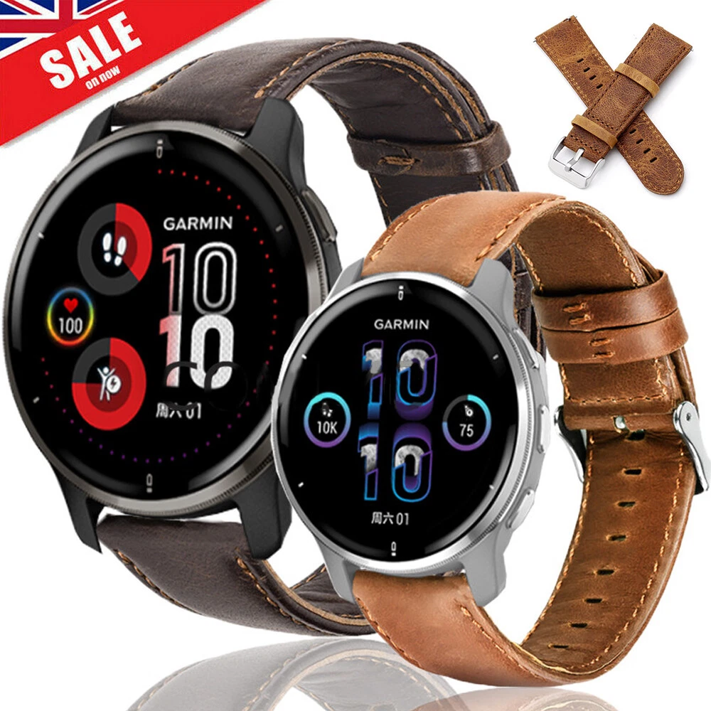 Garmin vivoactive hotsell leather strap