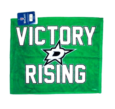 Dallas Stars Rally Towel Victory Rising NHL Hockey 15''X18'' Team Color New