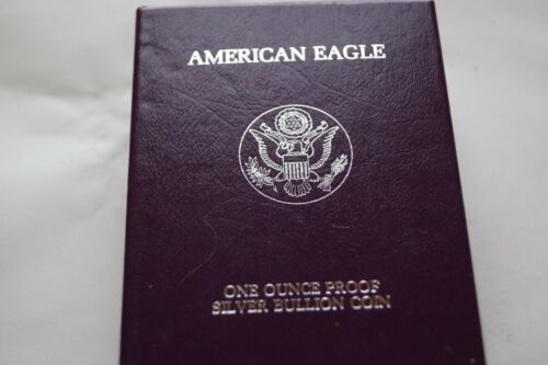 1988-s american silver eagle proof in OGP w/ COA