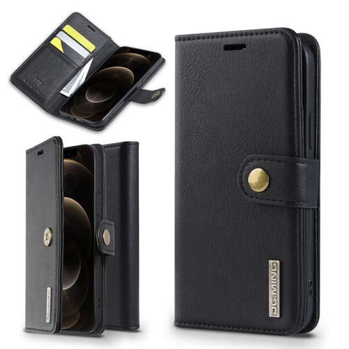 FOR Apple iPhone 11 12 13 Genuine Leather Wallet Case with RFID Protection Men - Picture 13 of 14