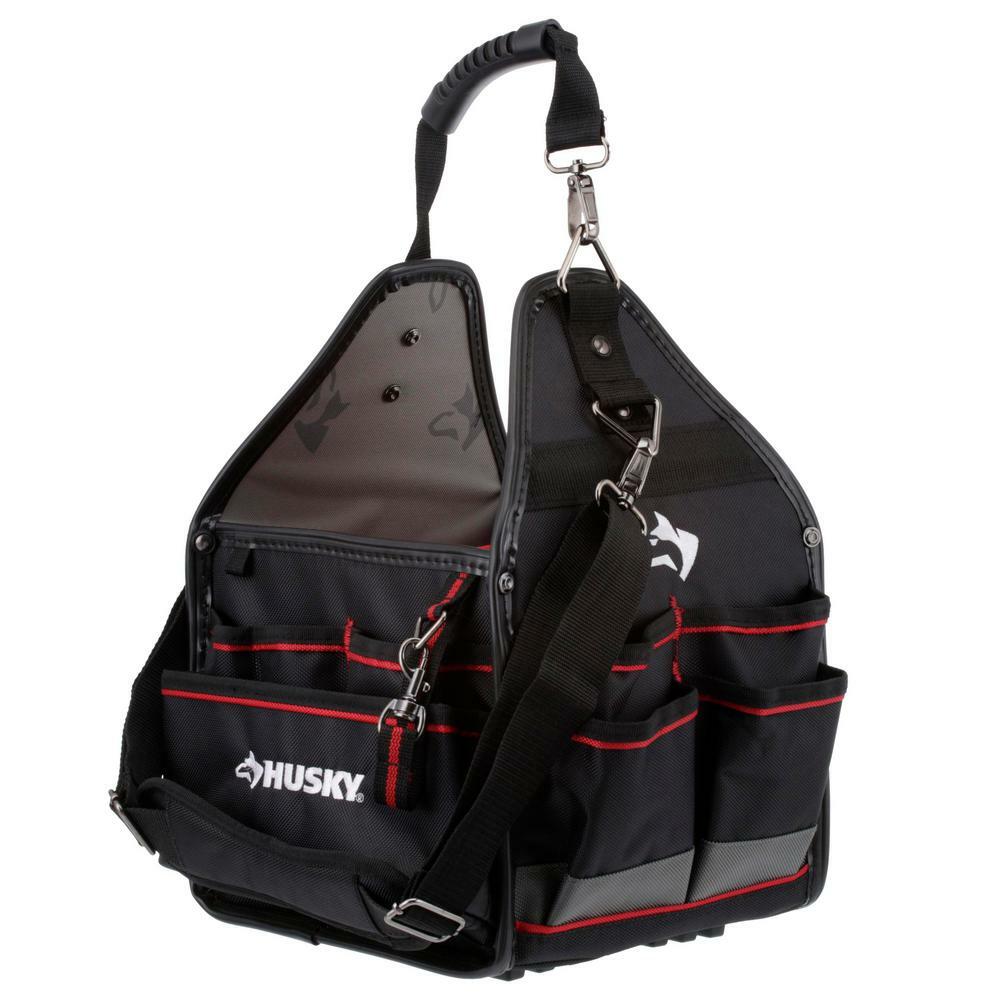 Husky Electrician Tool Bag 10 in. Removable Tool Wall 5Feet WaterResistant eBay