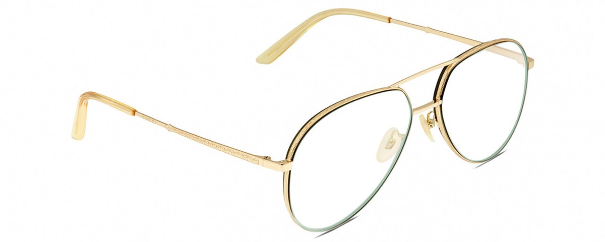 Gucci Gold Aviator Prescription Glasses,EUC Gucci Men main image 3