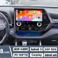 13.3'' Android Car Radio Stereo For Toyota Highlander 2021-2023 Screen GPS Navi