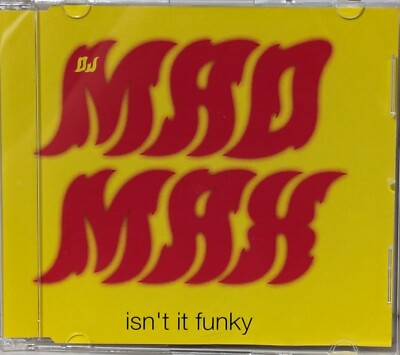 DJ Mad Max Cd single Isn't it funky Original radio edit 2002 House Nation
