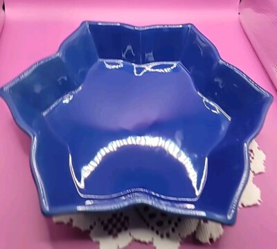 Chantal Bakeware ︎TALAVERA COLLECTION ︎STAR/Flower SHAPE ︎Light ROYAL BLUE ︎NEW