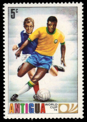 ANTIGUA 345 (SG399) - Munich '74 World Cup Football