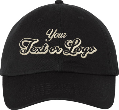 Personalized Custom Embroidered Baseball cap, golf, football,(text/logo)