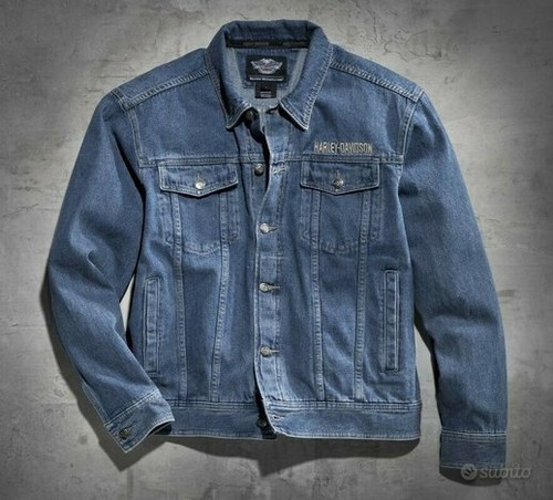 GIACCA GIUBBINO GIUBBOTTO ORIGINALE HARLEY DAVIDSON BIKERS MOTO jeans h-d patch - Imagen 3 de 5