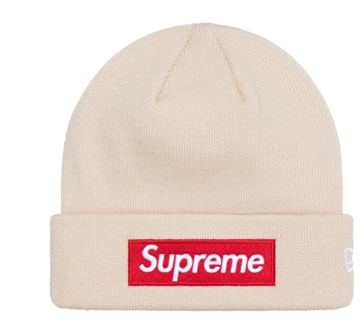 Bonnet Supreme New Era® Box Logo   Pierre   FW24