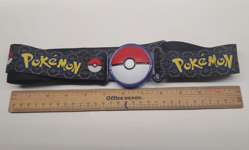 Pokemon Clip N Go Poke Ball Belt Black Red 2018 Toys Adjustable Strap