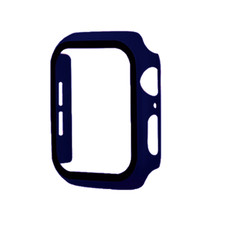 Protective Slim Bumper Case W/ Screen Protector DARK BLUE For Apple Watch 38 mm