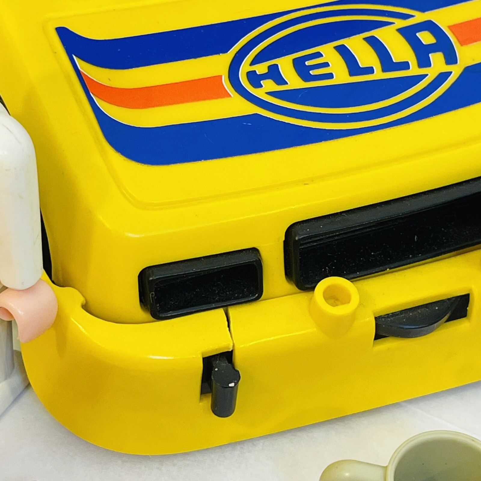 Lot of 1970s Playmobil Hella Car Racing Motorcycle Trailer Figures 50