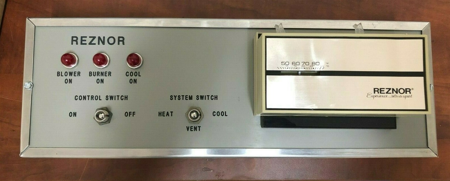 Reznor Thermostat Blower ON System/ Control Switch Heat/Cool Control Panel  | eBay
