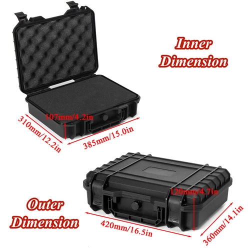 Waterproof Protective Hard Carry Flight Case Camera Equipment Storage Secure Box - Picture 9 of 10