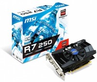 Msi R7 250 2gd3 Oc 1.8 Ghz 2gb Ddr3 Video Graphics Card Msi R7 250 2gd3 Oc 1.8 Ghz 2gb Ddr3 Video Graphics Card