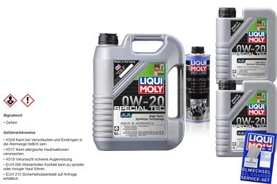 7L Original Liqui Moly 9734 Spécial Tec Aa 0W-20 huile moteur Pro-Line Nettoyant - Photo 1/4