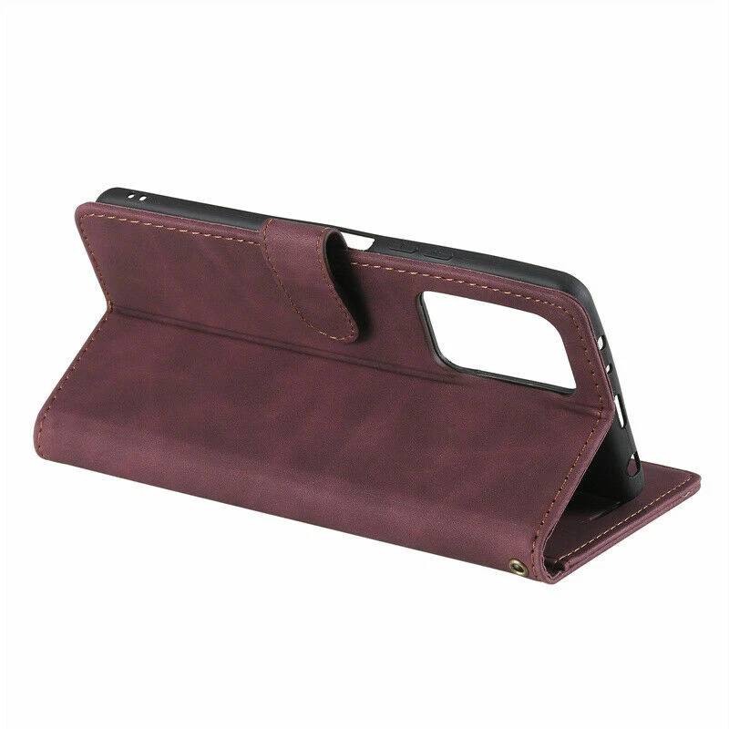 Matte Wallet Leather Flip Phone Case For Huawei P40 P30 P20 Nova 7i Honor 20i - Image 3 of 4