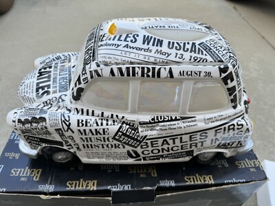 THE BEATLES クッキージャー タクシー The Beatles Vandor Newspaper Taxi Cookie Jar #2024 Of 10,000