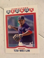 Tzu Wei Lin 2019 Pawtucket Team Card