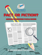 Image of Fact or Fiction?-Medium Crossword Puzzle Books-81 Cross - NEW Puzzle Therapis 2
