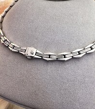 Collier Chaîne Chimento Or Jaune Et Blanc 18K/750 Collier Ras Du Cou