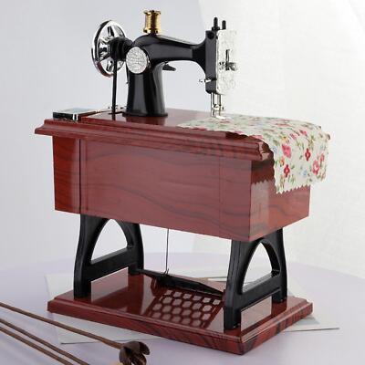 Nähmaschine Spieluhr Deko Mechanische Spieluhr Aufzieh Spieluhr Vintage