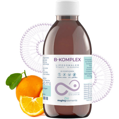 Liposomaler Vitamin B-Komplex I 250 ml B1, B2, B3, B5, B6, Biotin, Folsäure, B12