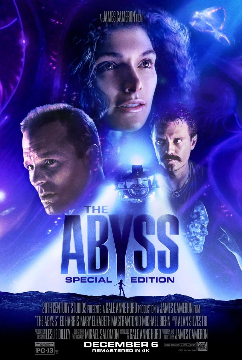 1989 The Abyss Movie Poster 11X17 Ed Harris Michael Biehn Action