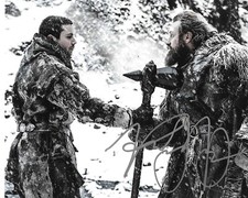 * KRISTOFER HIVJU * signed 8x10 photo * GAME OF THRONES * TORMUND * COA * 2
