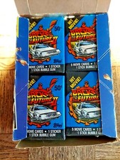 1989 BACK TO THE FUTURE II 1 PACK OF SEALED T...