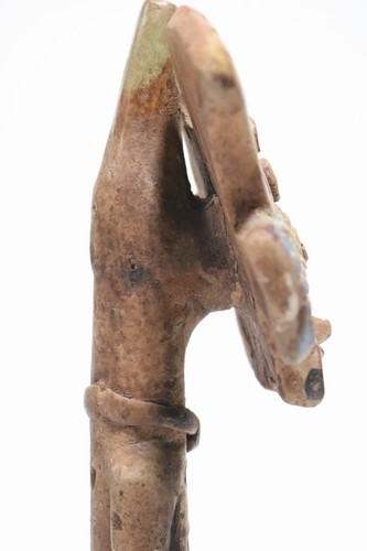 Vintage Aztec Mayan Mexican Folk Art Pottery Clay Flute Whistle - Picture 12 of 22