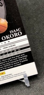 2020-21 Noir Isaac Okoro /25 “ICON EDITION” HOLO SILVER SSP Rookie