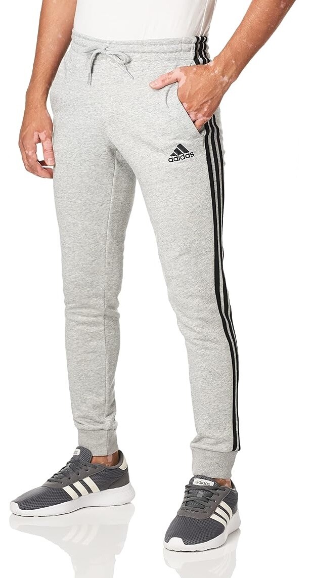 Men's Adidas Logo Joggers Tracksuit Jogging Bottoms Track Sweat
