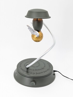 Harry Potter Hallmark Levitating Golden Snitch Lamp - Tested