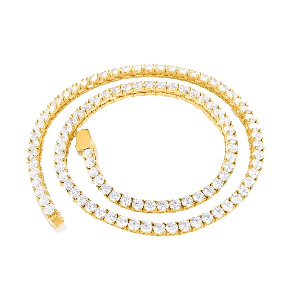 Tennis Stainless Steel Fashion Necklaces & Pendants