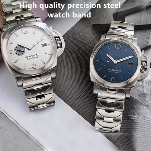 Correa de reloj 22 mm para Panerai Staninless correa de reloj de acero metal mariposa... - Imagen 4 de 7