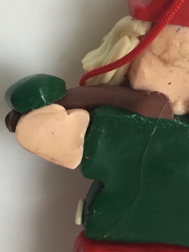 Adorno de Navidad de golf swinginging vintage de Santa 4" de alto - Imagen 7 de 7