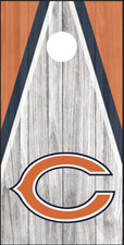 Cornhole Board Wraps Decals Vinyl Stickers Set of 2 - Chicago Bears