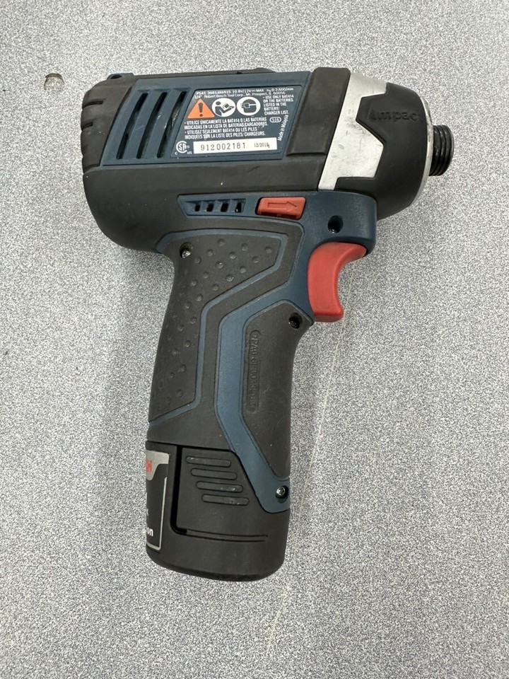 Bosch PS412A 12V Cordless Impact Driver Kit (ROC034894) eBay