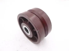 Mapp Caster LDVG630S 6" x 3" V-Groove Ductile Steel Wheel 1-1/4"Bore 7/8"Groove