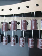 100pcs NCC Nippon Chemi-Con KMG 220mfd 25V 220UF electrolytic Capacitor caps