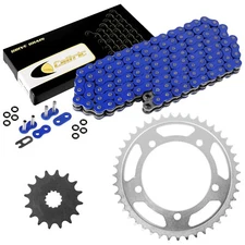 Blue O-Ring Drive Chain & Sprockets Kit for Suzuki GSX-R600 GSXR600 2006-2010